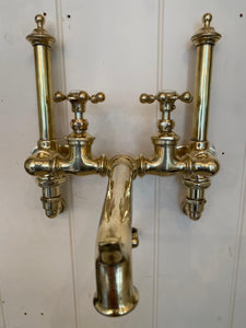 American Vintage Kitchen Mixer in Unsealed Polished Brass Finish C.1890