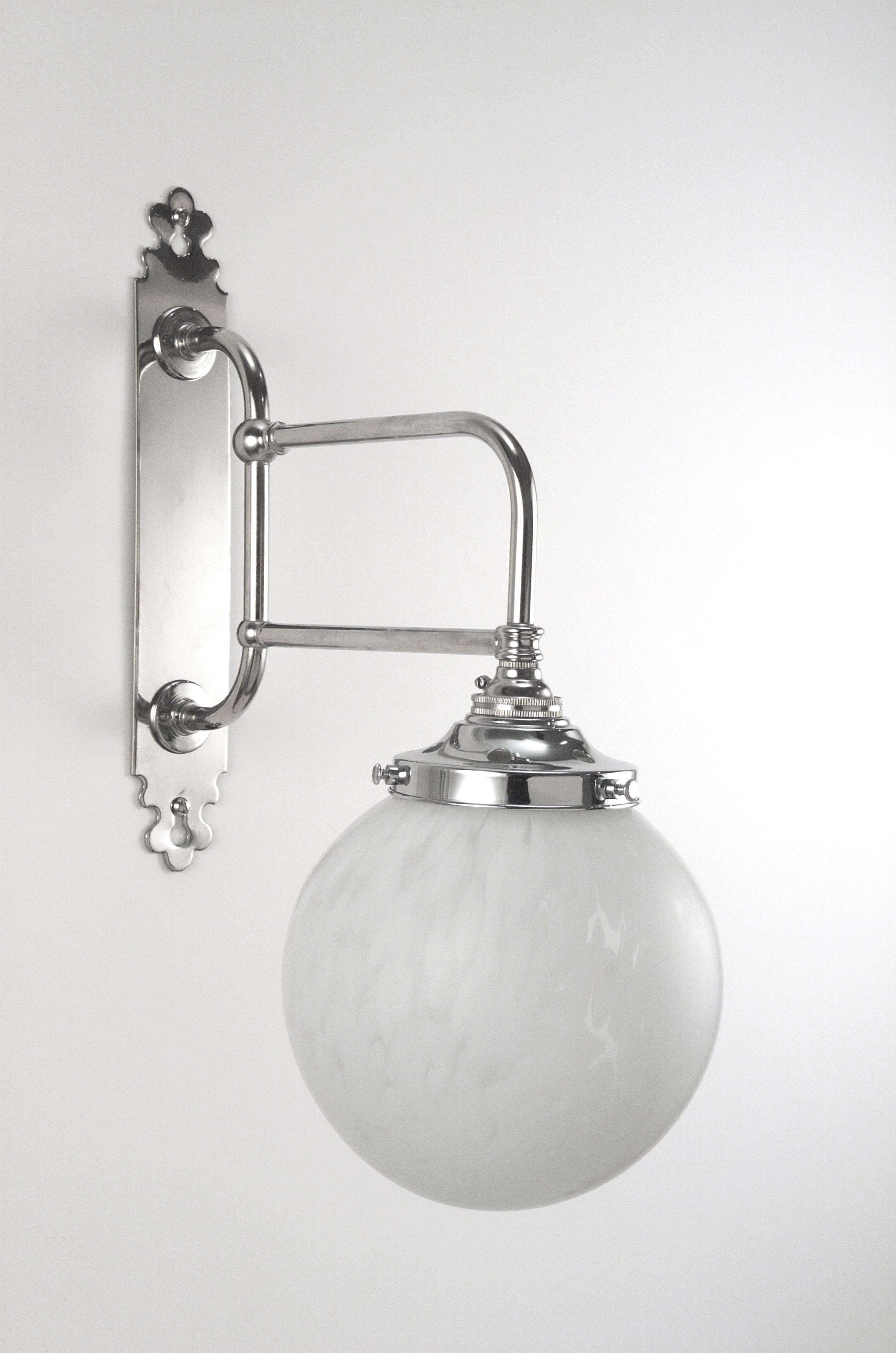 double bar wall light with clear glass 6