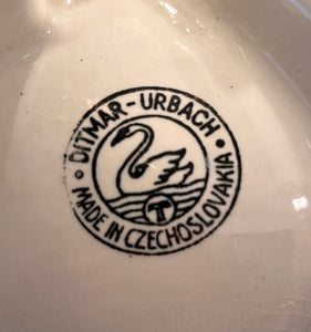 Compact Cloakroom Basin by maker DITMAR-URBACH of Czechoslovakia C.1920