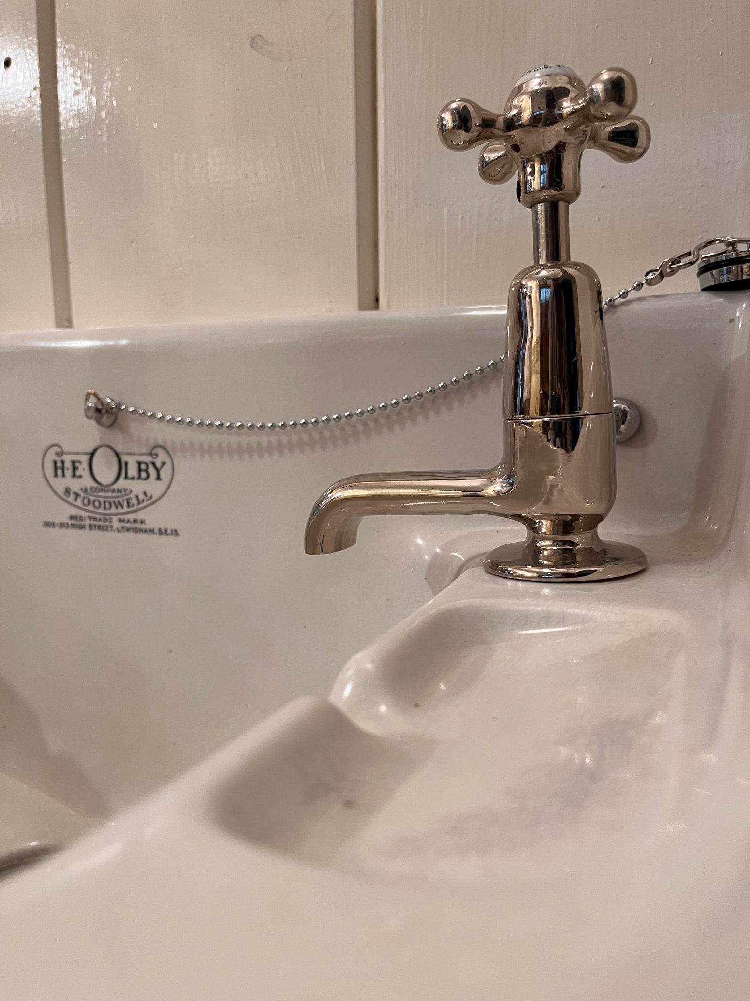 Exceptional Cloakroom Basin by H E Olby & Company, Lewisham C.1930