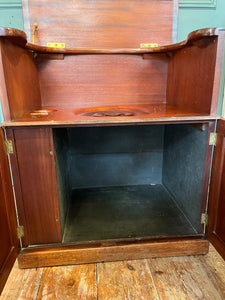 Victorian Mahogany Thunder-Box Commode with Original Brassware C.1840