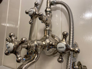 Wall-Fixing French Bath/Shower Mixer Tap C.1920