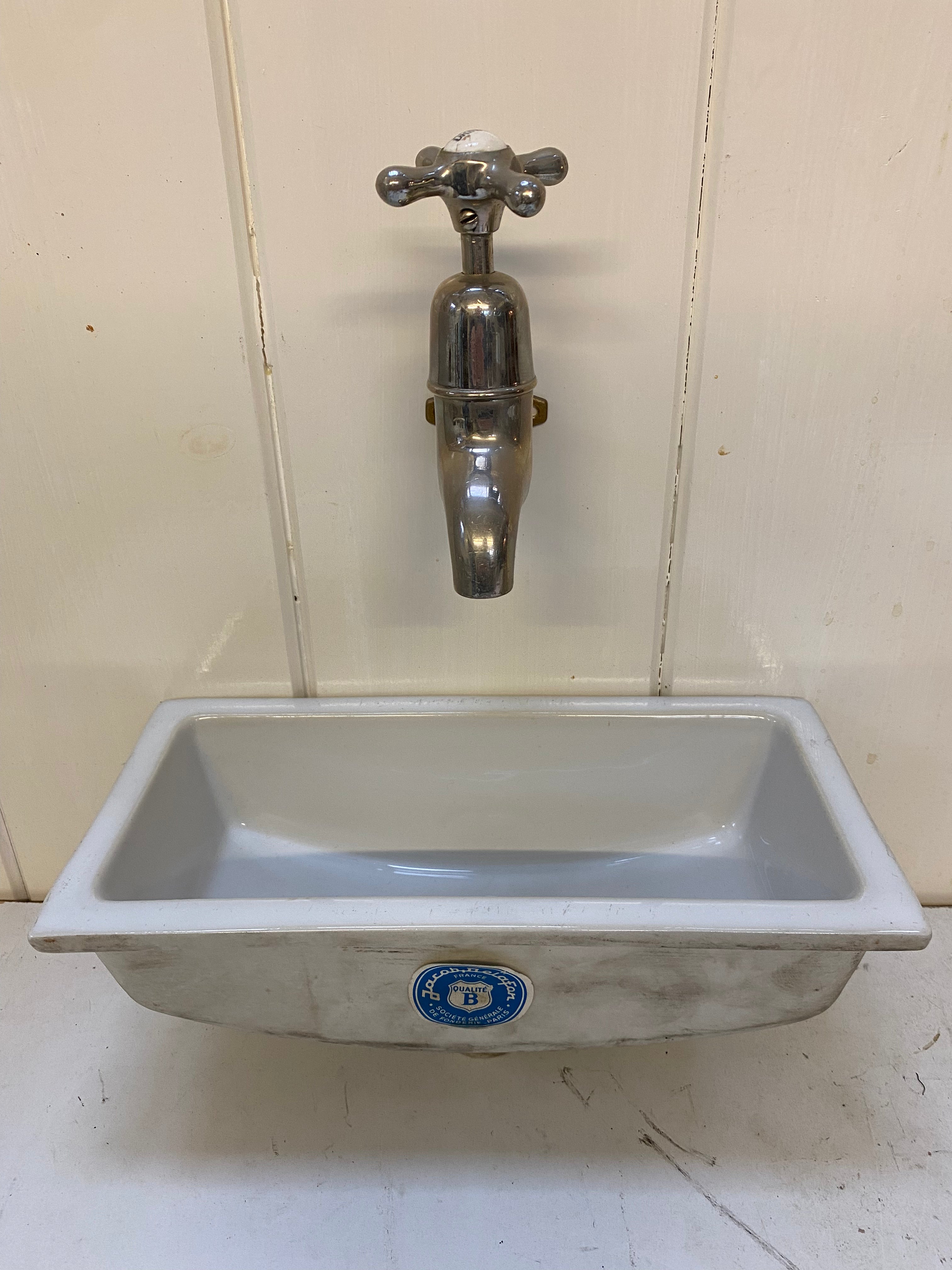 A Pair of Tiny Hand-Wash Basins by Jacob Delafon, Paris C.1930