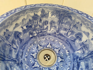 "PANORAMA" Victorian Round Plug Basin No.1 by Twyford C.1850