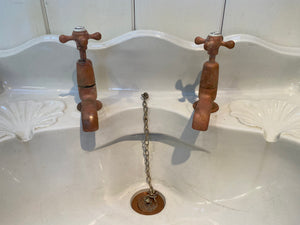 "Patent" Victorian Basin on Brass Stand C.1880