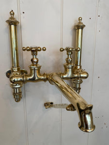 American Vintage Kitchen Mixer in Unsealed Polished Brass Finish C.1890