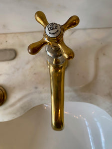 Carrara Marble Vanity Basin by Shanks & Co C.1920