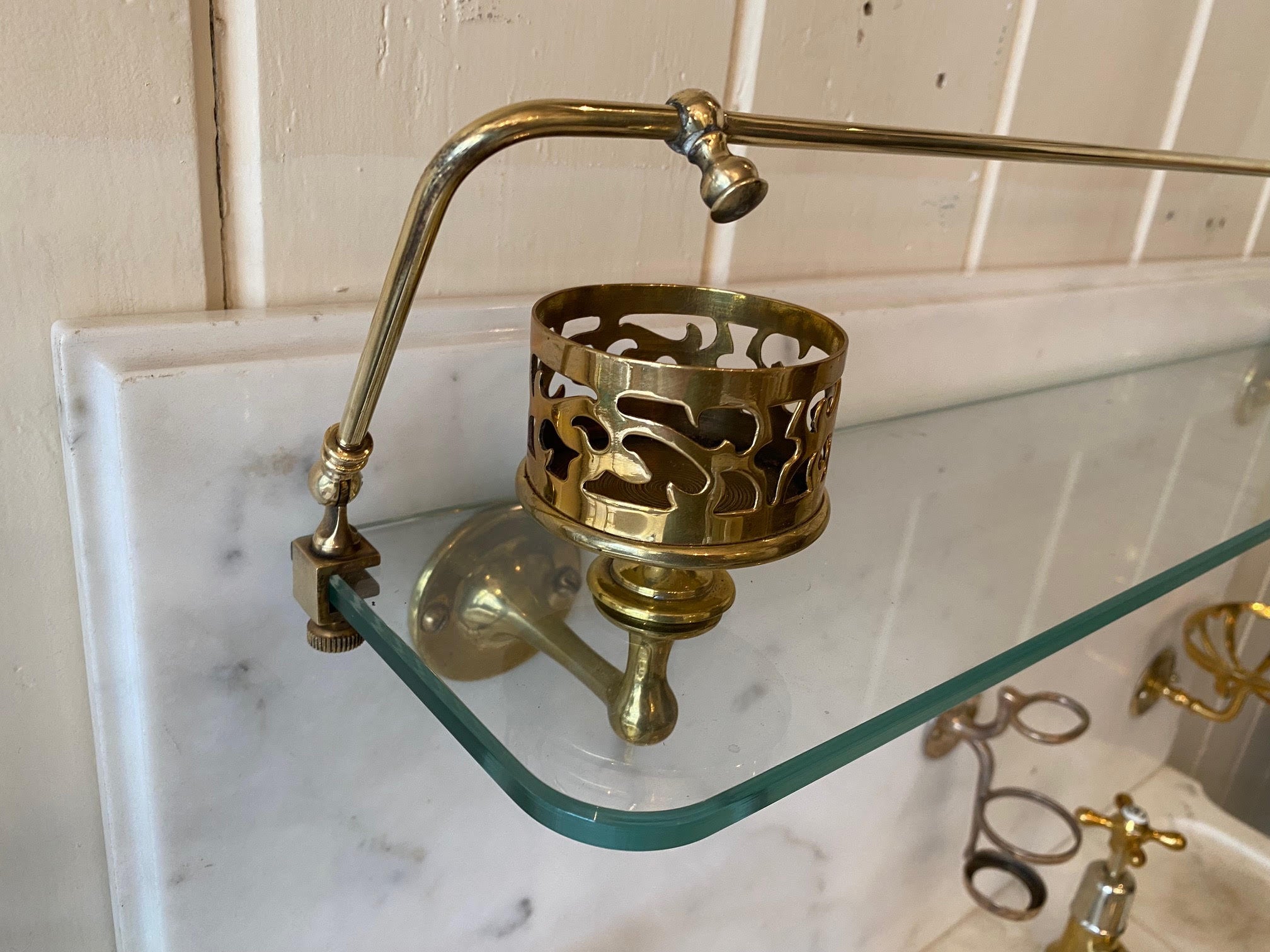 Carrara Marble Vanity Basin by Shanks & Co C.1920