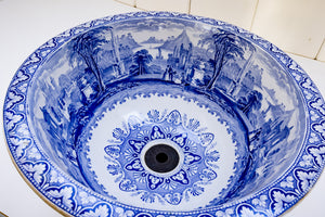 victorian plug basin ™ "panorama" by twyfords c.1870