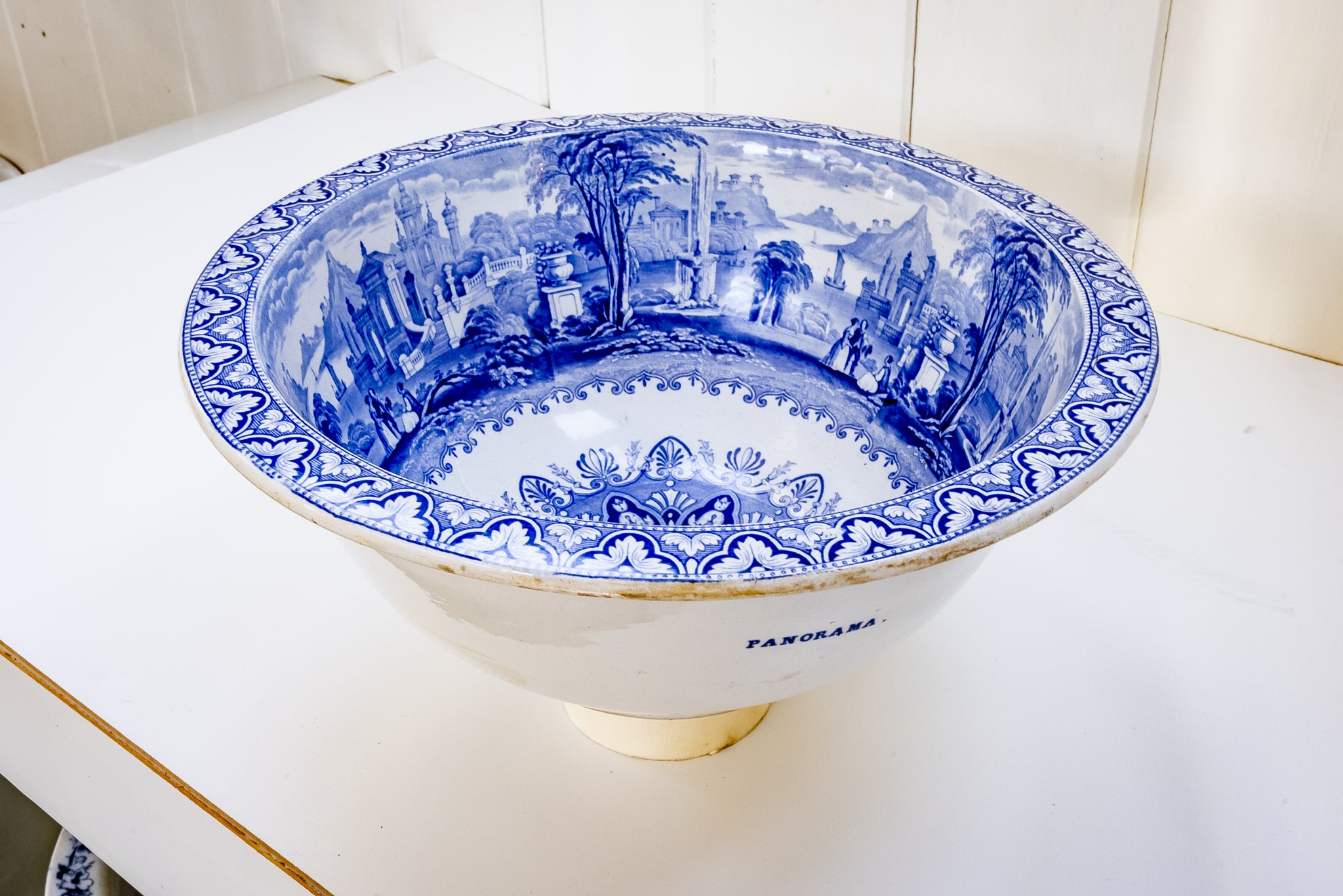 victorian plug basin ™ "panorama" by twyfords c.1870