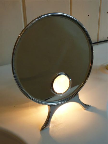 illuminated electric mirror by harcourts of london c.1930