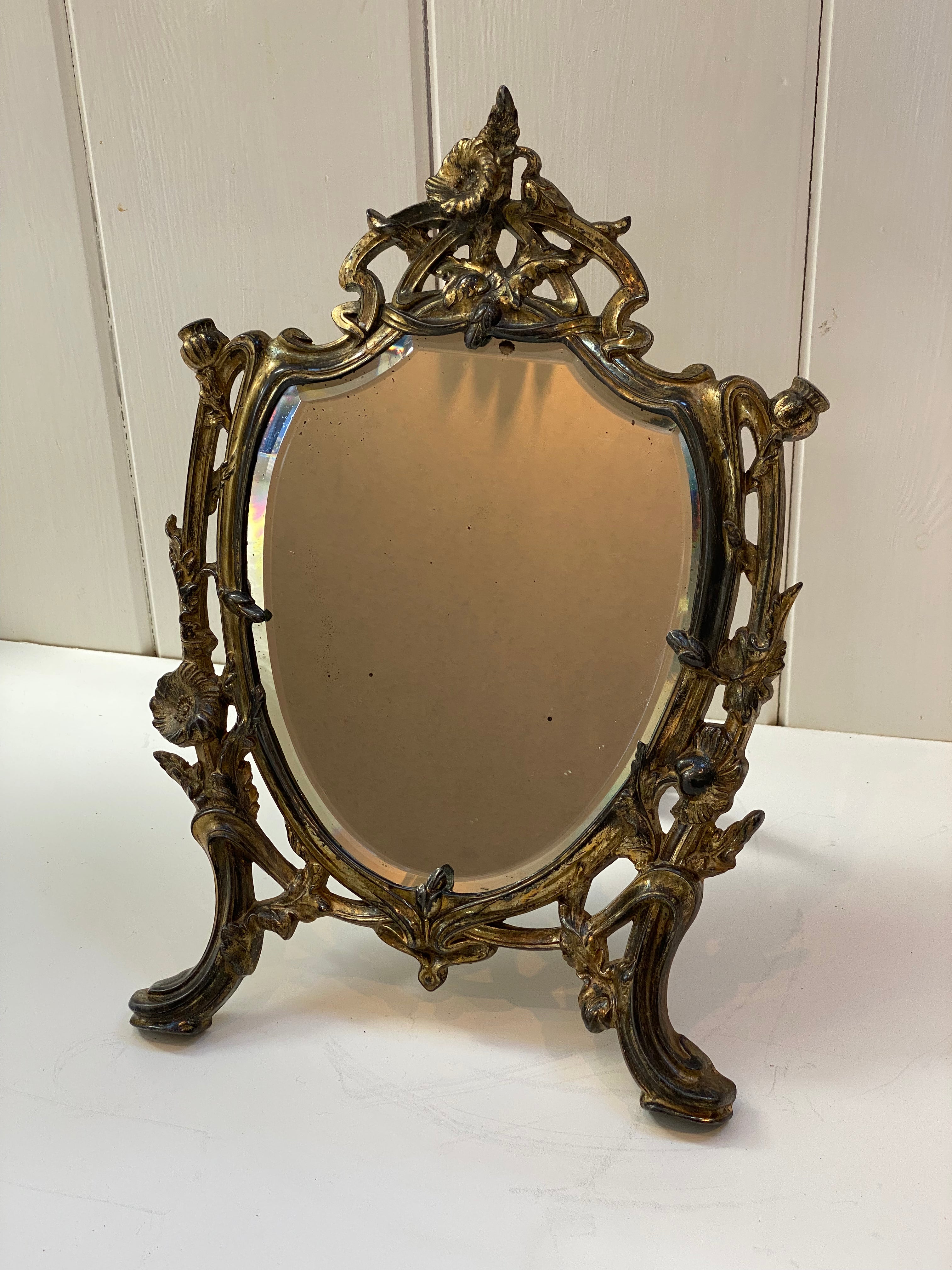 Bronze dressing table discount mirror