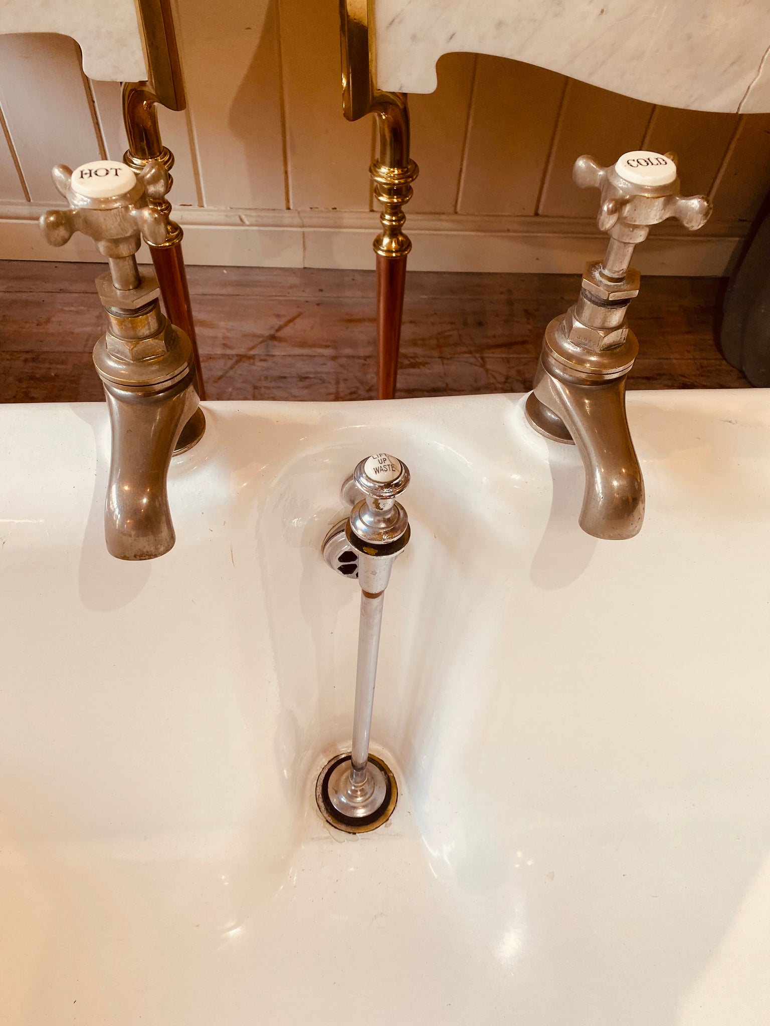 large british made double-ended cast iron bath c. 1920