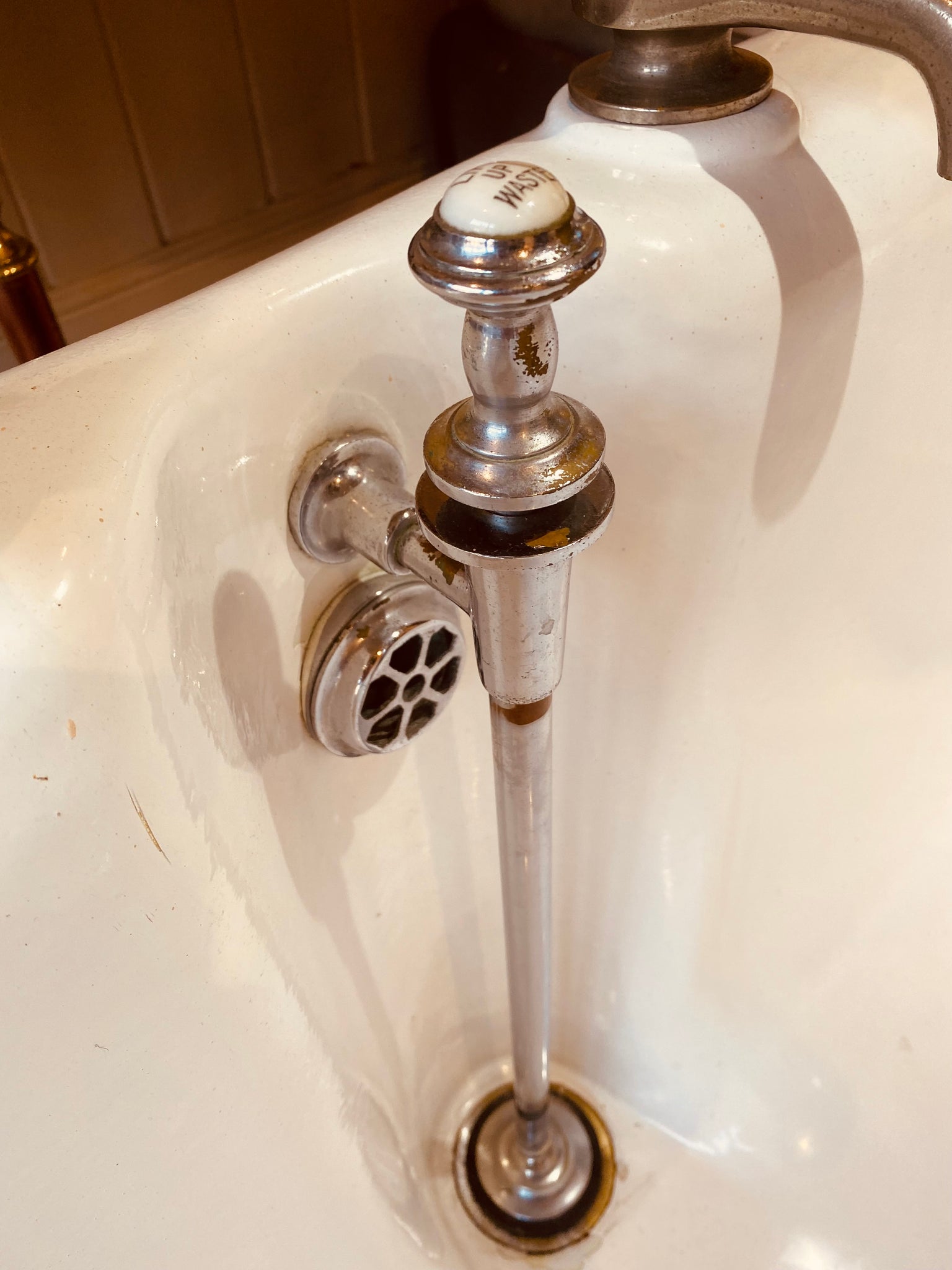 large british made double-ended cast iron bath c. 1920