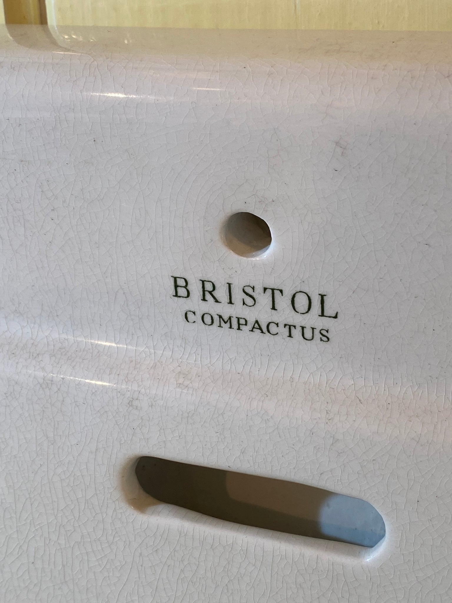 bristol compactus cloakroom basin c.1930