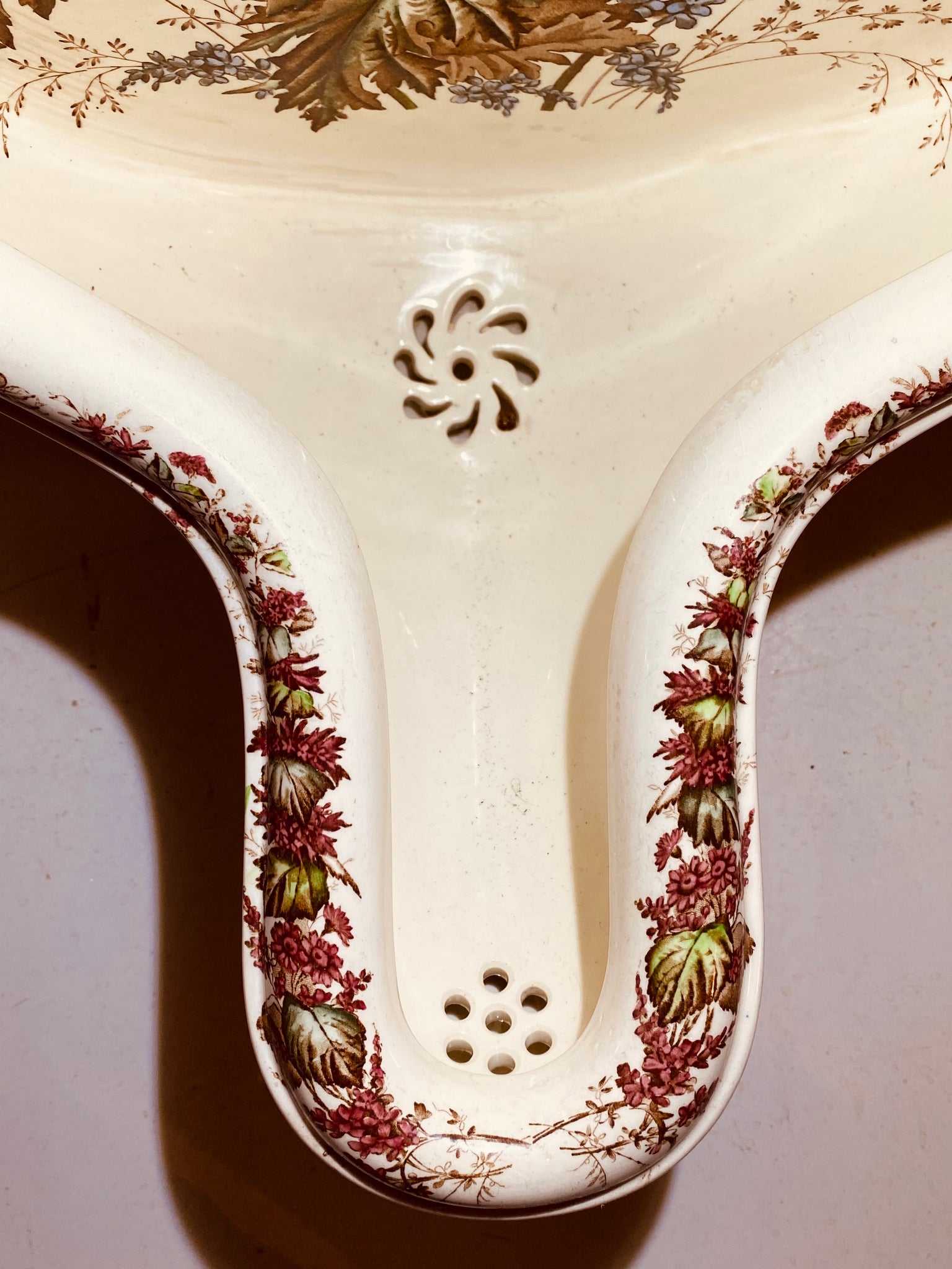 victorian polychromatic urinal c.1890