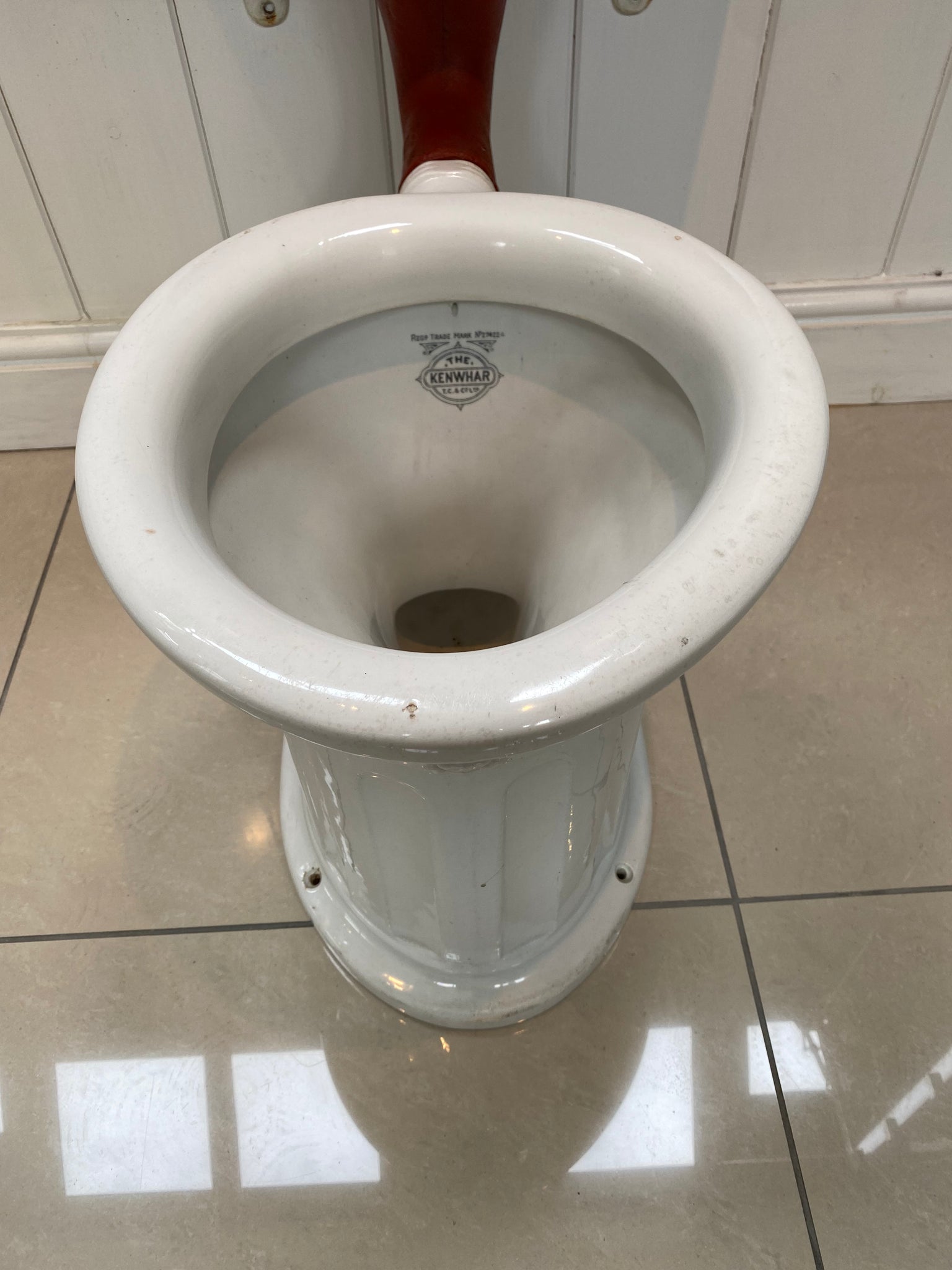 the kenwhar wc by t.c. & co. ltd (thomas crapper) priced for pan only.