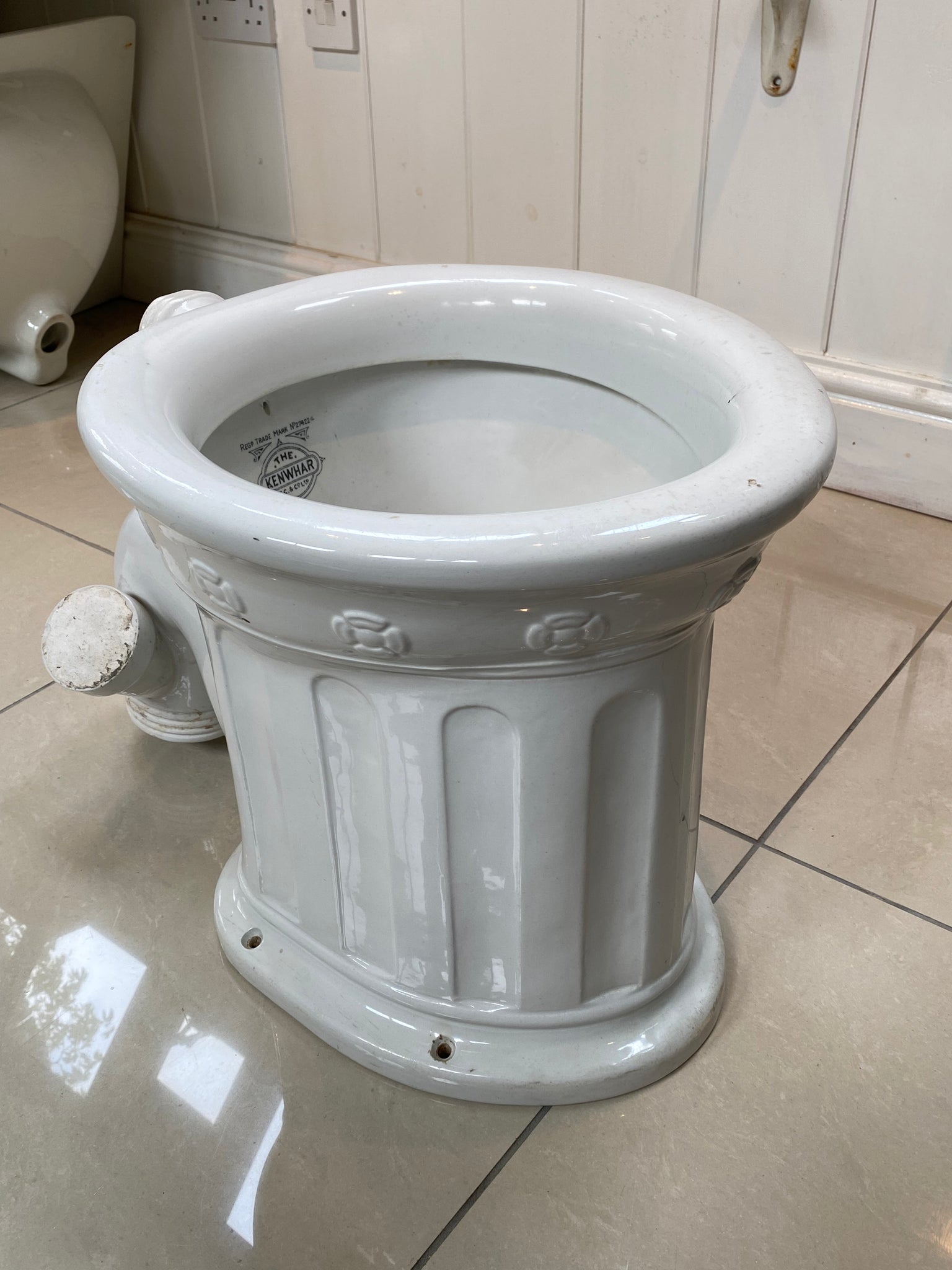 the kenwhar wc by t.c. & co. ltd (thomas crapper) priced for pan only.