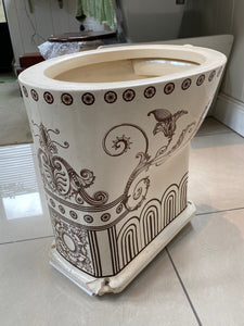 florentine wc by unitas c.1880 with integral after flush chamber