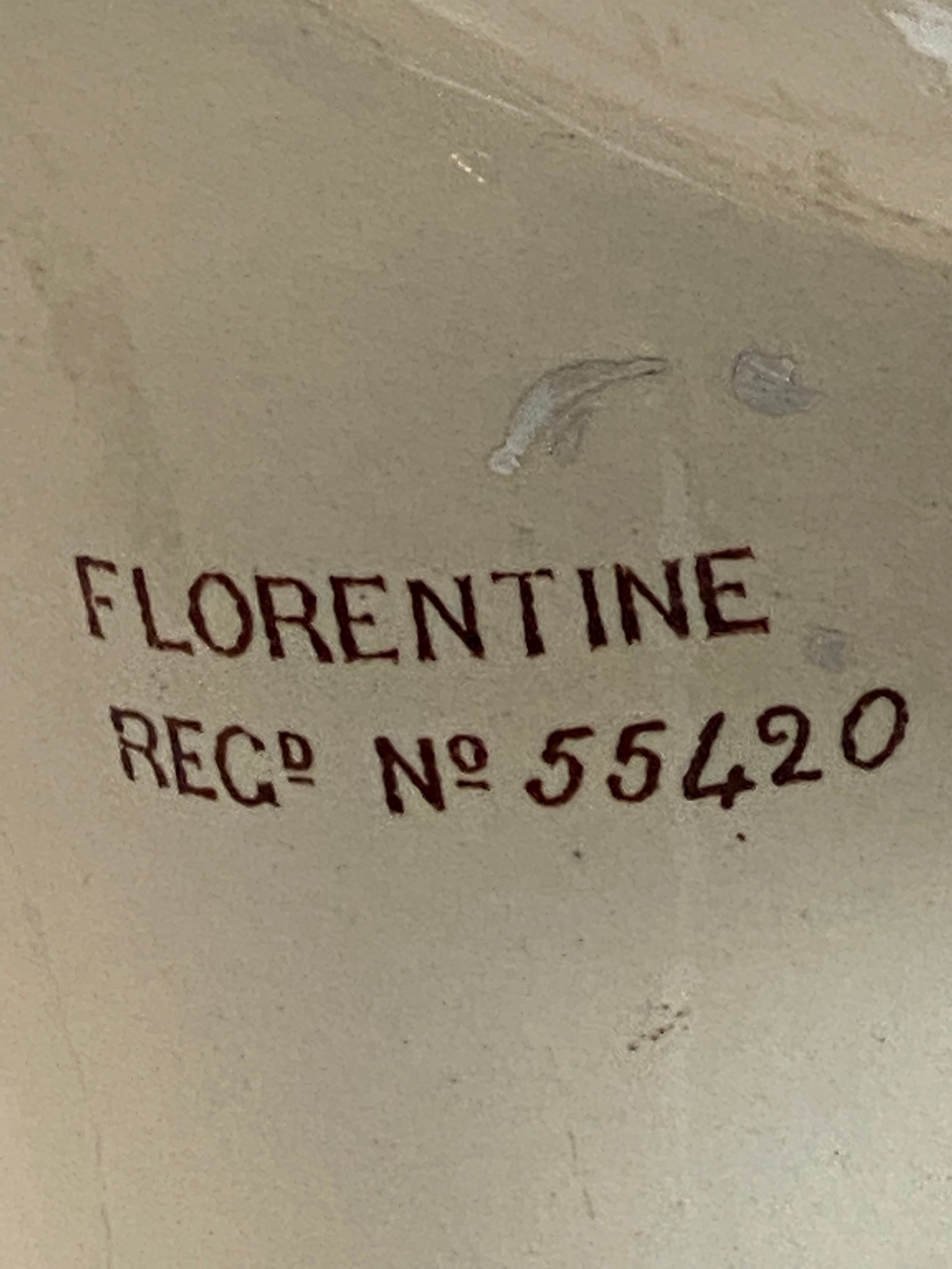 florentine wc by unitas c.1880 with integral after flush chamber