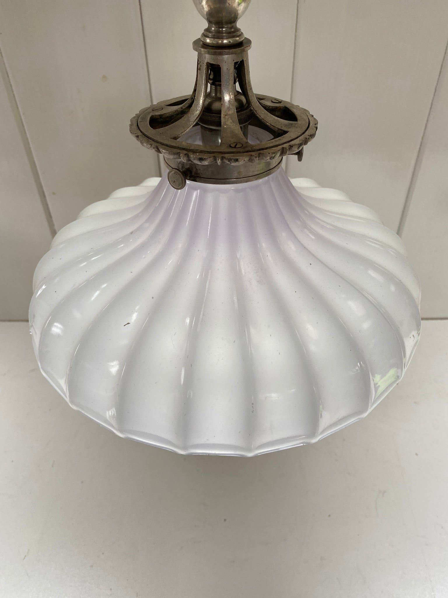 moonstone pendant lamp by jefferson usa c.1930