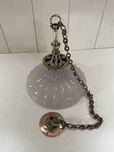 moonstone pendant lamp by jefferson usa c.1930