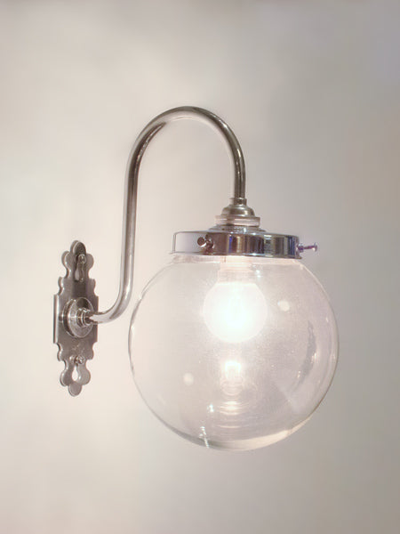 swan neck' wall light