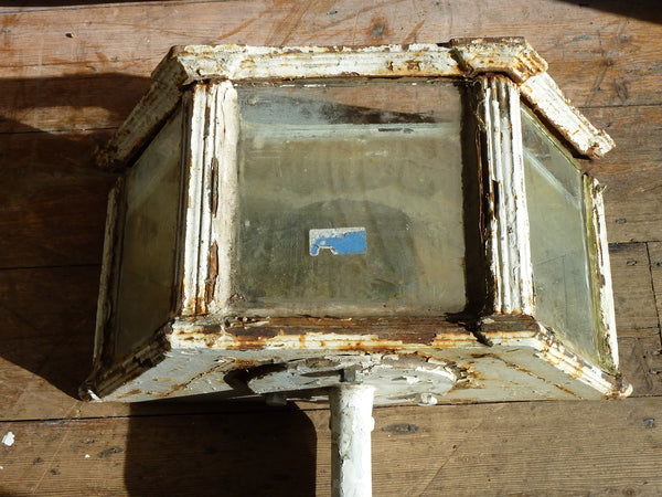 glass panelled high level cistern c.1890