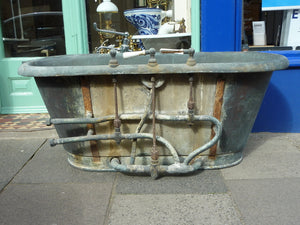 early french copper bath c.1850