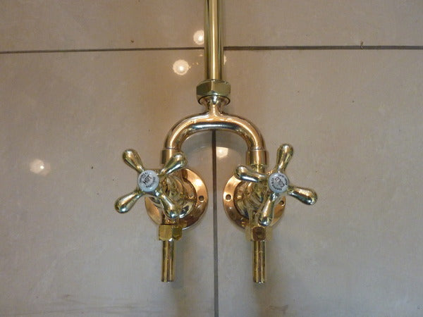 "wishbone" edwardian shower by shanks c.1910