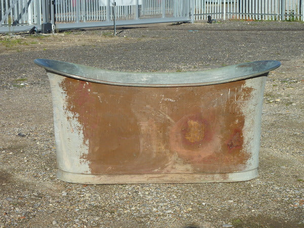 french copper chariot bath c.1830
