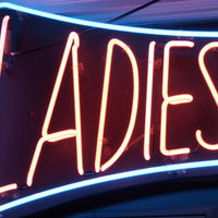 vintage us neon "ladies & gents" sign c.1960