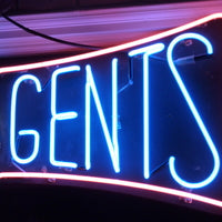 vintage us neon "ladies & gents" sign c.1960