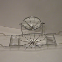 art deco bath bridge with mirror