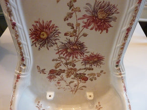 polychrome wall-fixing "fountain" basin c.1890