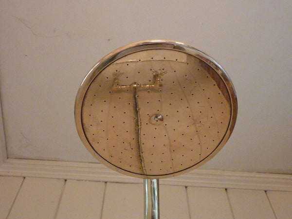 "speakman" of washington, u.s.a wall-fixing brass shower c.1910