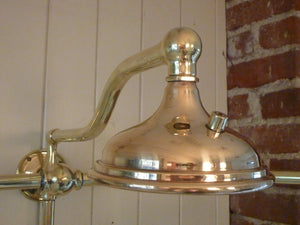 "speakman" of washington, u.s.a wall-fixing brass shower c.1910