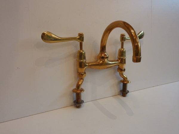 deck mounted lever operated kitchen mixer by bi-flo c.1930