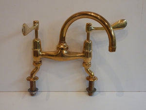 deck mounted lever operated kitchen mixer by bi-flo c.1930