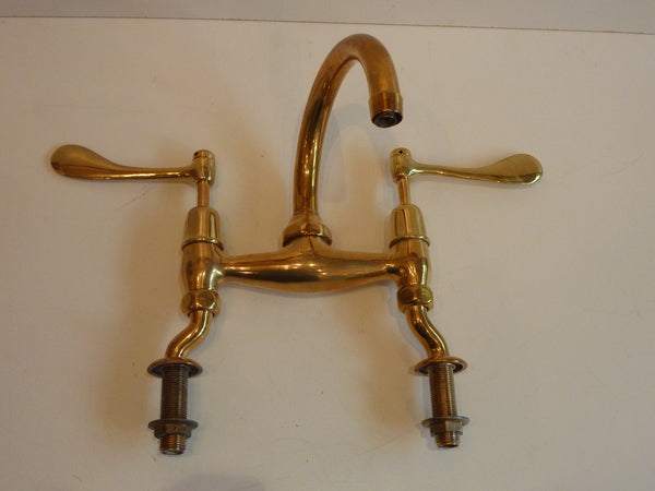 deck mounted lever operated kitchen mixer by bi-flo c.1930