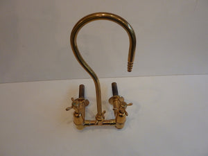 wall-fixing laboratory mixer tap c.1920