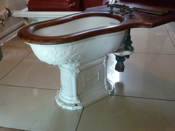 victorian bidet by shanks c.1880