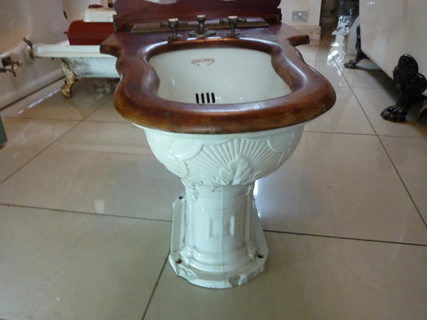 victorian bidet by shanks c.1880