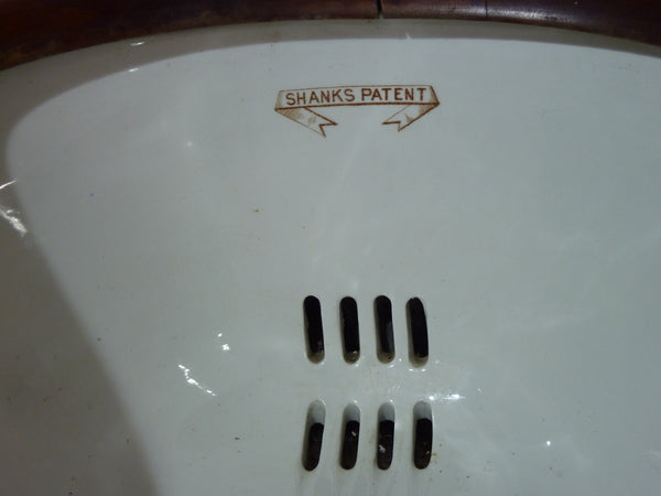 victorian bidet by shanks c.1880