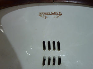 victorian bidet by shanks c.1880