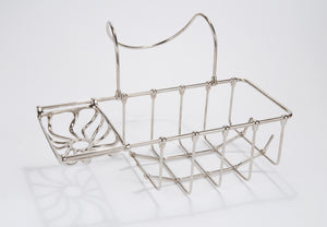 side-hanging 'edwardian' soap and sponge basket